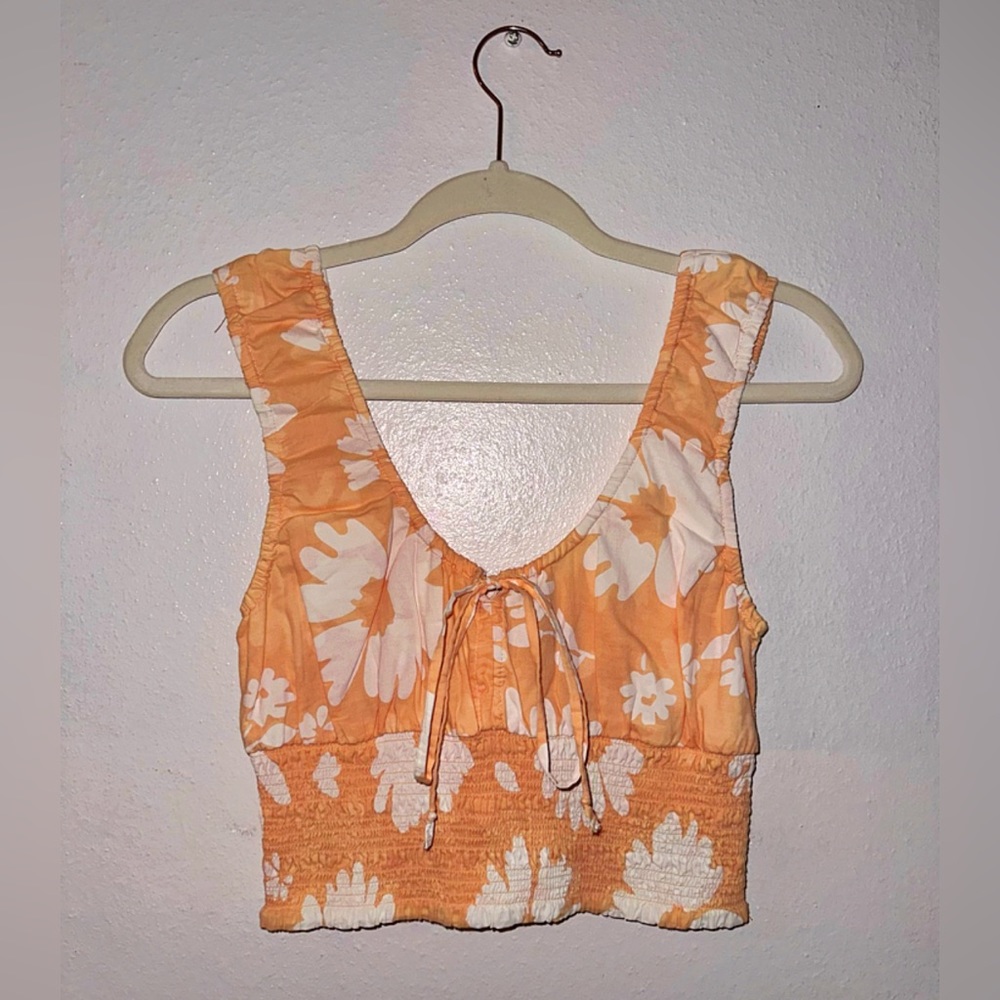 American Eagle Floral Pattern Top